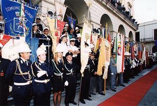 Maglie (Lecce): intervento del Presidente della Repubblica per l'inaugurazione del monumento in ricordo di Aldo Moro, nel ventennale del suo assassinio