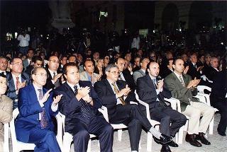 Maglie (Lecce): intervento del Presidente della Repubblica per l'inaugurazione del monumento in ricordo di Aldo Moro, nel ventennale del suo assassinio