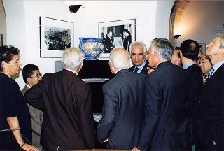 Maglie (Lecce): intervento del Presidente della Repubblica per l'inaugurazione del monumento in ricordo di Aldo Moro, nel ventennale del suo assassinio