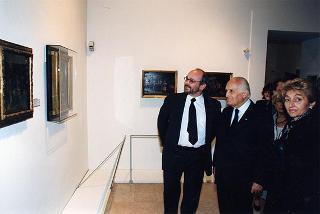 Ferrara: intervento del Presidente della Repubblica all'inaugurazione della Mostra dedicata a Dosso Dossi e successivo incontro con i dipendenti della Cassa di Risparmio di Ferrara, in occasione del 160° anniversario di fondazione dell'Istituto