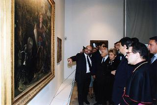 Ferrara: intervento del Presidente della Repubblica all'inaugurazione della Mostra dedicata a Dosso Dossi e successivo incontro con i dipendenti della Cassa di Risparmio di Ferrara, in occasione del 160° anniversario di fondazione dell'Istituto