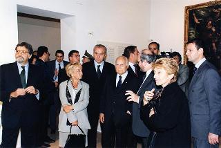Ferrara: intervento del Presidente della Repubblica all'inaugurazione della Mostra dedicata a Dosso Dossi e successivo incontro con i dipendenti della Cassa di Risparmio di Ferrara, in occasione del 160° anniversario di fondazione dell'Istituto