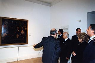 Ferrara: intervento del Presidente della Repubblica all'inaugurazione della Mostra dedicata a Dosso Dossi e successivo incontro con i dipendenti della Cassa di Risparmio di Ferrara, in occasione del 160° anniversario di fondazione dell'Istituto