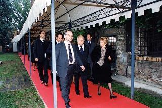Ferrara: intervento del Presidente della Repubblica all'inaugurazione della Mostra dedicata a Dosso Dossi e successivo incontro con i dipendenti della Cassa di Risparmio di Ferrara, in occasione del 160° anniversario di fondazione dell'Istituto
