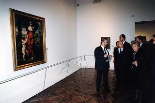 Ferrara: intervento del Presidente della Repubblica all'inaugurazione della Mostra dedicata a Dosso Dossi e successivo incontro con i dipendenti della Cassa di Risparmio di Ferrara, in occasione del 160° anniversario di fondazione dell'Istituto