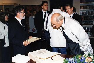 Ferrara: intervento del Presidente della Repubblica all'inaugurazione della Mostra dedicata a Dosso Dossi e successivo incontro con i dipendenti della Cassa di Risparmio di Ferrara, in occasione del 160° anniversario di fondazione dell'Istituto