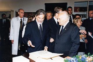 Ferrara: intervento del Presidente della Repubblica all'inaugurazione della Mostra dedicata a Dosso Dossi e successivo incontro con i dipendenti della Cassa di Risparmio di Ferrara, in occasione del 160° anniversario di fondazione dell'Istituto