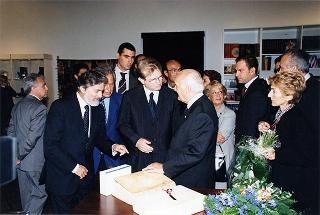 Ferrara: intervento del Presidente della Repubblica all'inaugurazione della Mostra dedicata a Dosso Dossi e successivo incontro con i dipendenti della Cassa di Risparmio di Ferrara, in occasione del 160° anniversario di fondazione dell'Istituto
