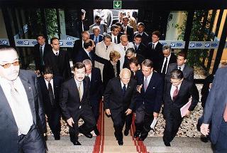 Ferrara: intervento del Presidente della Repubblica all'inaugurazione della Mostra dedicata a Dosso Dossi e successivo incontro con i dipendenti della Cassa di Risparmio di Ferrara, in occasione del 160° anniversario di fondazione dell'Istituto