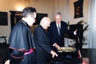 Ferrara: intervento del Presidente della Repubblica all'inaugurazione della Mostra dedicata a Dosso Dossi e successivo incontro con i dipendenti della Cassa di Risparmio di Ferrara, in occasione del 160° anniversario di fondazione dell'Istituto