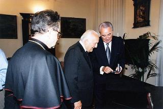 Ferrara: intervento del Presidente della Repubblica all'inaugurazione della Mostra dedicata a Dosso Dossi e successivo incontro con i dipendenti della Cassa di Risparmio di Ferrara, in occasione del 160° anniversario di fondazione dell'Istituto
