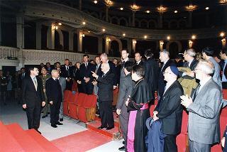 Ferrara: intervento del Presidente della Repubblica all'inaugurazione della Mostra dedicata a Dosso Dossi e successivo incontro con i dipendenti della Cassa di Risparmio di Ferrara, in occasione del 160° anniversario di fondazione dell'Istituto