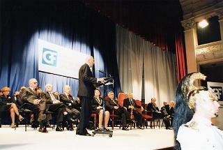 Ferrara: intervento del Presidente della Repubblica all'inaugurazione della Mostra dedicata a Dosso Dossi e successivo incontro con i dipendenti della Cassa di Risparmio di Ferrara, in occasione del 160° anniversario di fondazione dell'Istituto