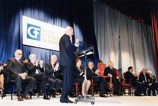 Ferrara: intervento del Presidente della Repubblica all'inaugurazione della Mostra dedicata a Dosso Dossi e successivo incontro con i dipendenti della Cassa di Risparmio di Ferrara, in occasione del 160° anniversario di fondazione dell'Istituto