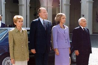 Visita ufficiale in Italia dei Reali di Spagna Juan Carlos e Sofia