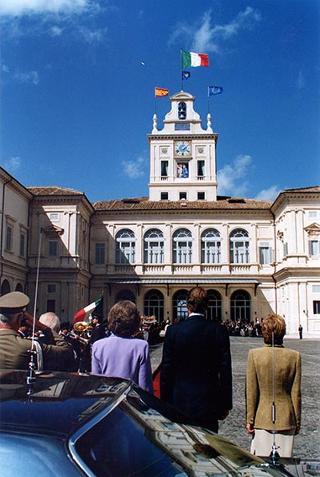 Visita ufficiale in Italia dei Reali di Spagna Juan Carlos e Sofia