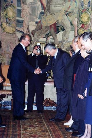 Visita ufficiale in Italia dei Reali di Spagna Juan Carlos e Sofia