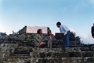 Visita della Regina di Spagna e della signorina Scalfaro agli scavi di Tuscolo (Roma)