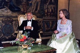 Pranzo in onore delle LL.MM. il Re e la Regina di Spagna