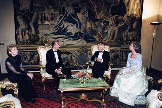 Pranzo in onore delle LL.MM. il Re e la Regina di Spagna