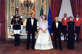 Pranzo in onore delle LL.MM. il Re e la Regina di Spagna