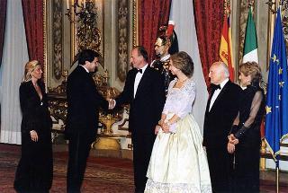 Pranzo in onore delle LL.MM. il Re e la Regina di Spagna