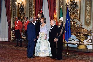 Pranzo in onore delle LL.MM. il Re e la Regina di Spagna