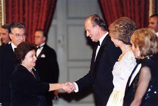 Pranzo in onore delle LL.MM. il Re e la Regina di Spagna