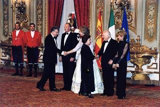 Pranzo in onore delle LL.MM. il Re e la Regina di Spagna
