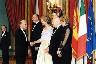 Pranzo in onore delle LL.MM. il Re e la Regina di Spagna