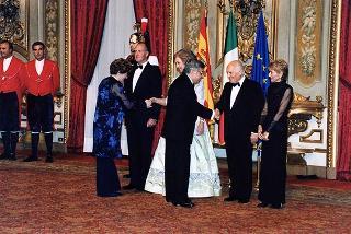 Pranzo in onore delle LL.MM. il Re e la Regina di Spagna