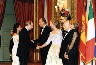 Pranzo in onore delle LL.MM. il Re e la Regina di Spagna