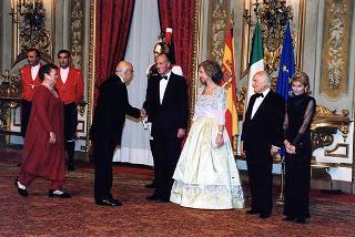 Pranzo in onore delle LL.MM. il Re e la Regina di Spagna