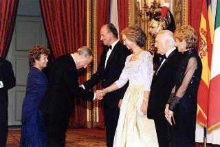 Pranzo in onore delle LL.MM. il Re e la Regina di Spagna