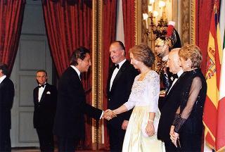 Pranzo in onore delle LL.MM. il Re e la Regina di Spagna