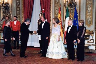 Pranzo in onore delle LL.MM. il Re e la Regina di Spagna