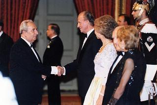 Pranzo in onore delle LL.MM. il Re e la Regina di Spagna