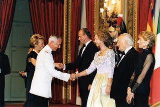 Pranzo in onore delle LL.MM. il Re e la Regina di Spagna