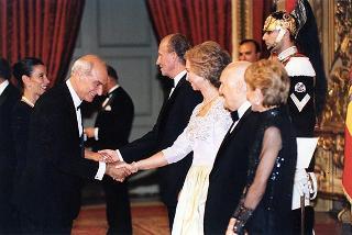 Pranzo in onore delle LL.MM. il Re e la Regina di Spagna