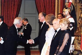 Pranzo in onore delle LL.MM. il Re e la Regina di Spagna