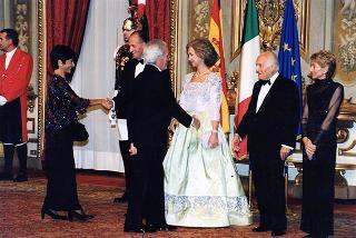 Pranzo in onore delle LL.MM. il Re e la Regina di Spagna
