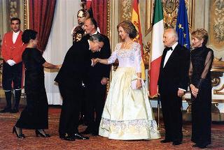Pranzo in onore delle LL.MM. il Re e la Regina di Spagna