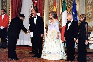 Pranzo in onore delle LL.MM. il Re e la Regina di Spagna