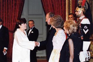 Pranzo in onore delle LL.MM. il Re e la Regina di Spagna