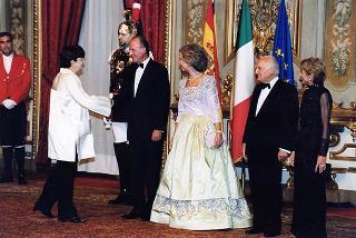 Pranzo in onore delle LL.MM. il Re e la Regina di Spagna