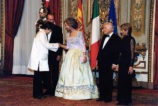 Pranzo in onore delle LL.MM. il Re e la Regina di Spagna