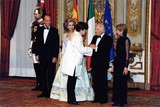 Pranzo in onore delle LL.MM. il Re e la Regina di Spagna
