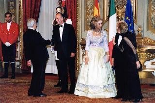 Pranzo in onore delle LL.MM. il Re e la Regina di Spagna