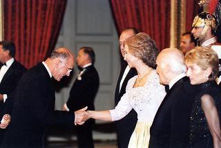 Pranzo in onore delle LL.MM. il Re e la Regina di Spagna