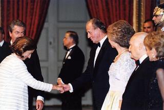 Pranzo in onore delle LL.MM. il Re e la Regina di Spagna